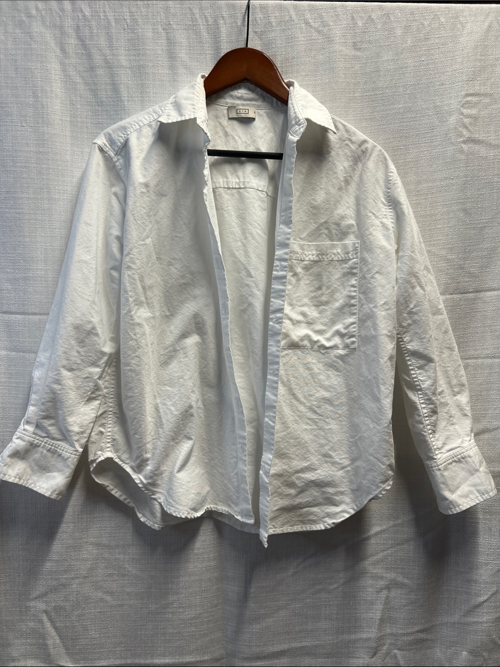 AYR White Button-Down Shirt